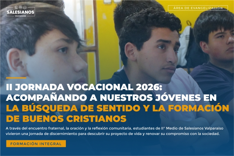 II Jornada Vocacional 2026: Acompañando a nuestros jóvenes en la búsqueda de sentido y la formación de buenos cristianos