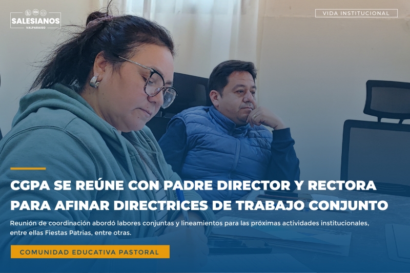 CGPA se reúne con Padre Director y Rectora para afinar directrices de trabajo conjunto