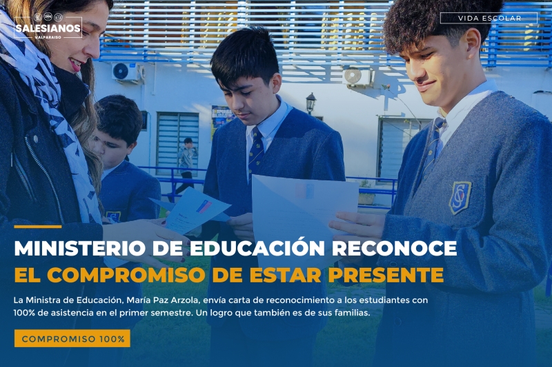 Ministerio de Educación reconoce el compromiso de estar presente