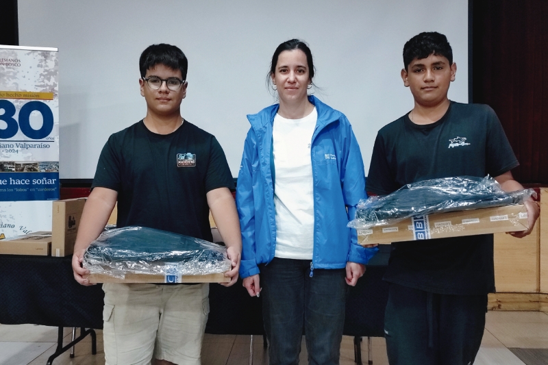 Alumnos Salesianos afectados por incendio reciben importante apoyo