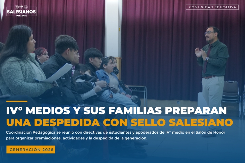 IV° medios y sus familias organizan una despedida con sello salesiano