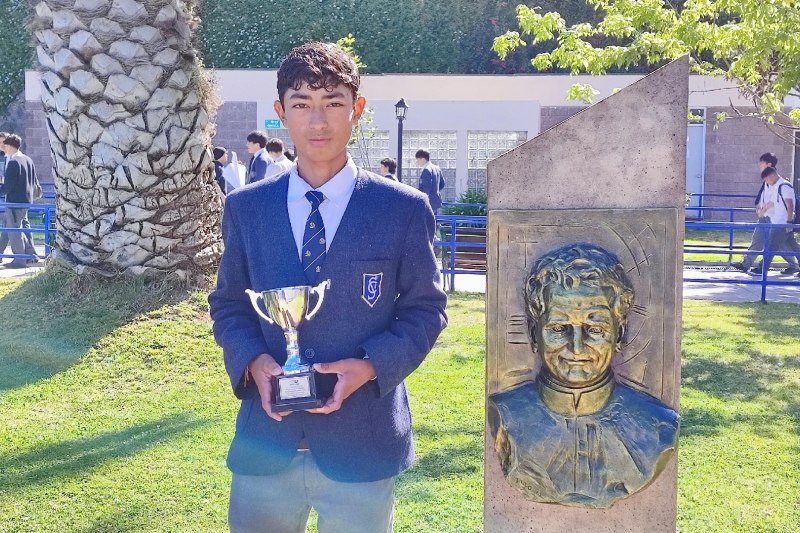Alumno del Colegio Salesiano Valparaíso destaca en el Circuito Nacional de Tenis Escolar Federado