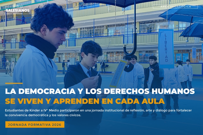 La Democracia y los Derechos Humanos se viven y aprenden en cada aula
