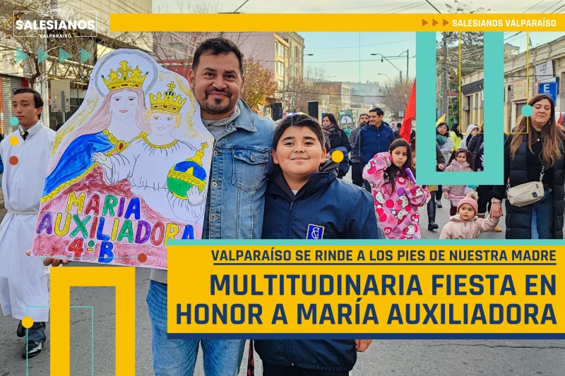 Valparaíso rinde multitudinaria fiesta en honor a María Auxiliadora