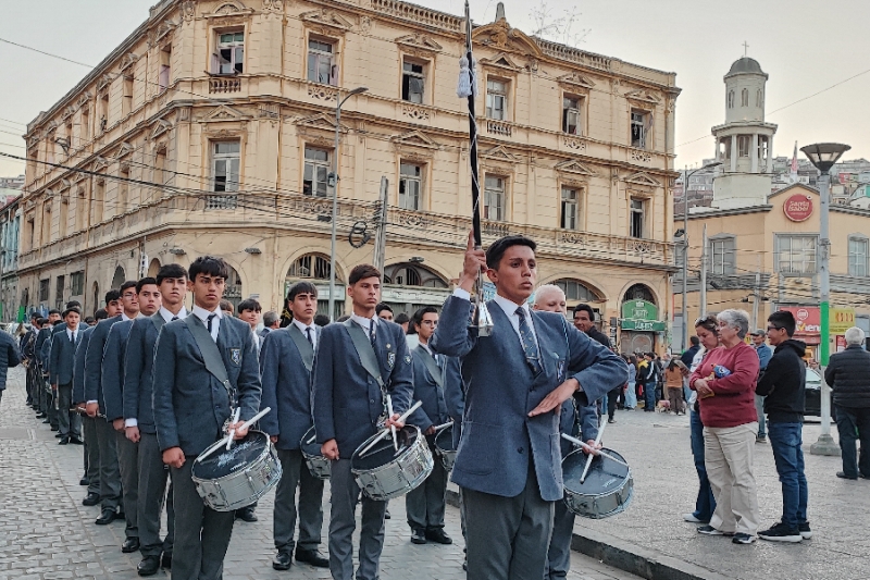 Salesianos Valparaíso presente una vez más en Vía Crucis
