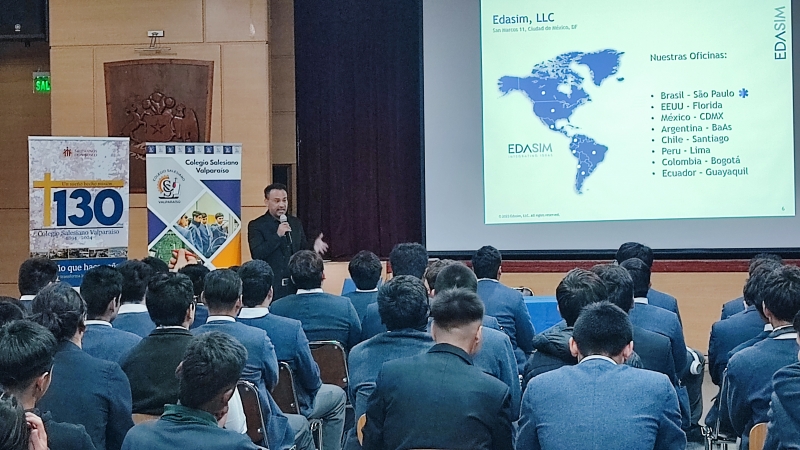 Colegio Salesiano Valparaíso realiza charla sobre &quot;Overview de Diseño PCB Proteus&quot;